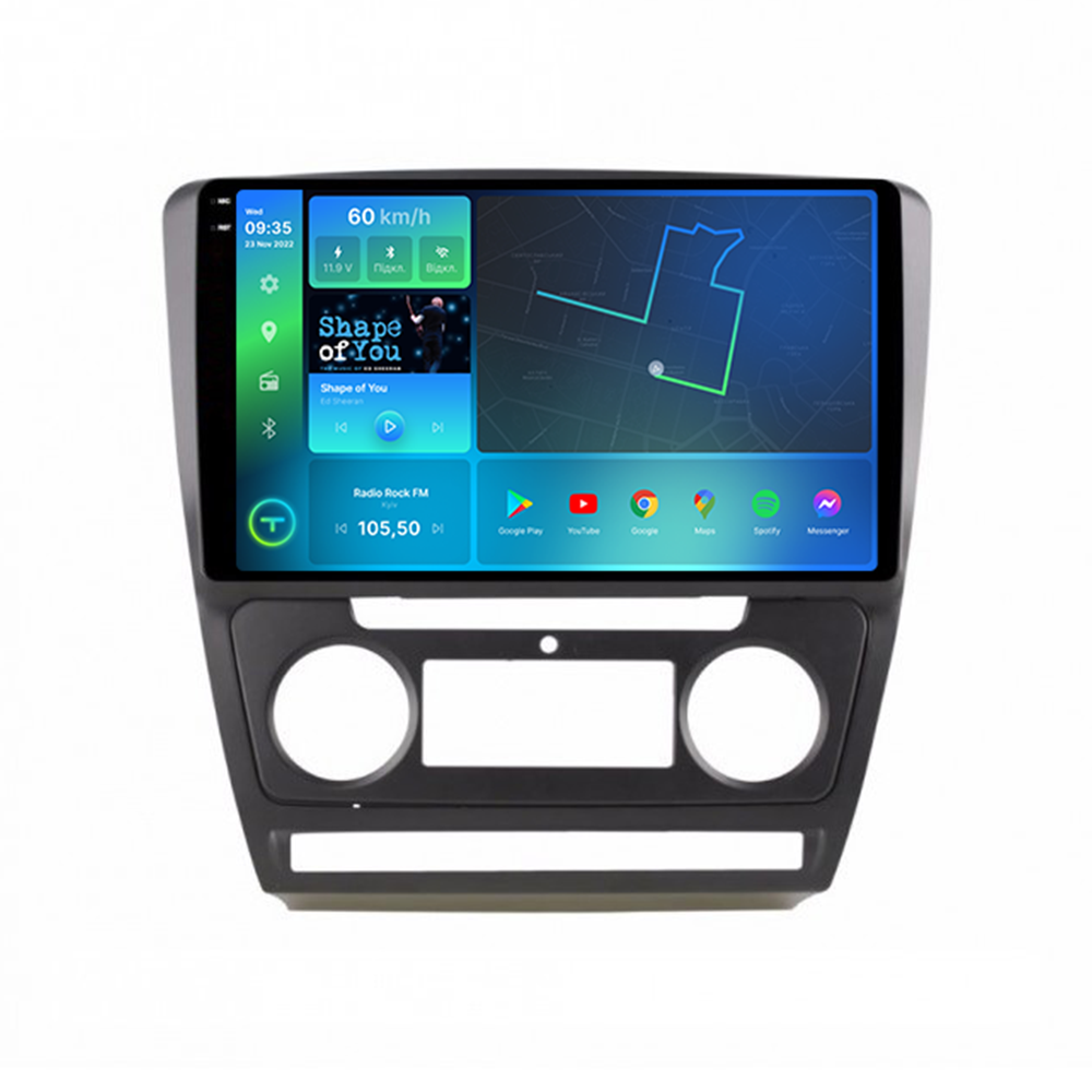 Автомагнитола штатная Torssen 2K F10332 для Skoda Octavia A5 2008-2013 г. 4G/Carplay/DSP 3/32 GB 10" (202301288)