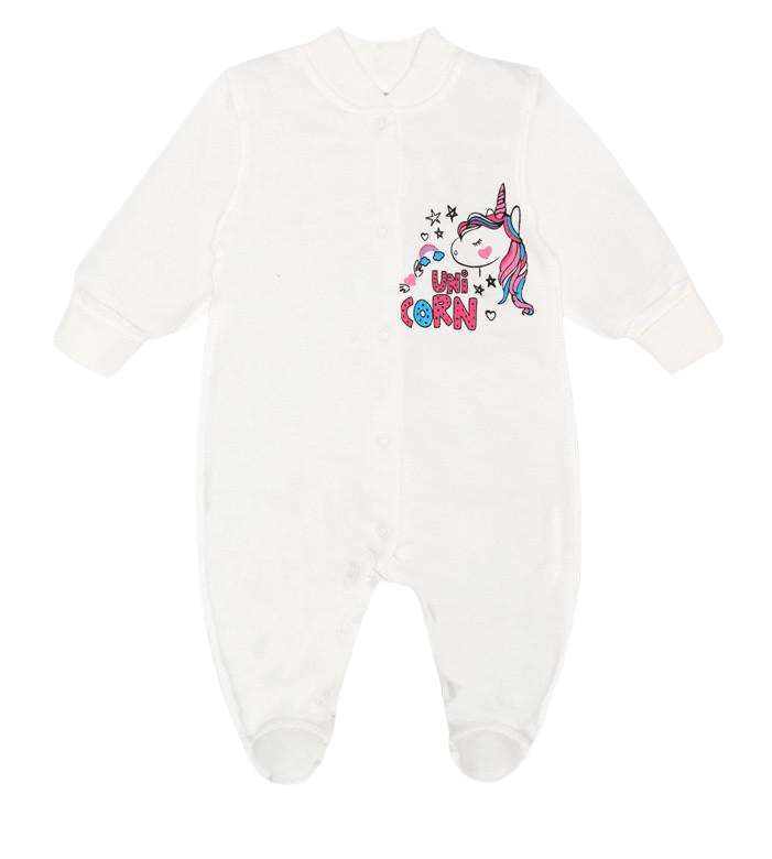 Комбинезон детский хлопковый для девочки Gabbi КВ-22-2-3 56 см Молочный (13284) Комбинезон детский хлопковый для девочки Gabbi КВ-22-2-3 56 см Молочный (13284)