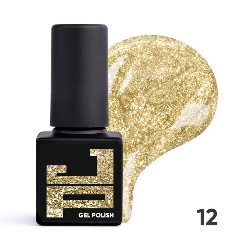Гель-лак Jerden Proff 5 мл 012 Gold mica