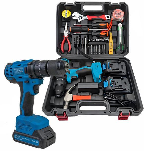 Шуруповерт аккумуляторный KRAISSMANN 2102 ABS 20/2 LI два аккумулятора 2 Ач/зарядный кейс (24141000)