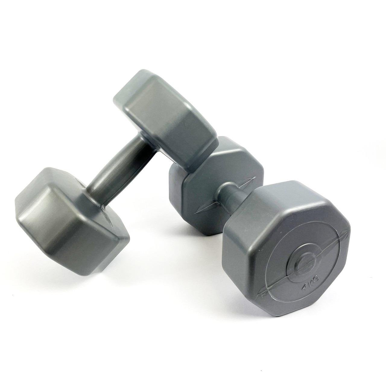 Гантели для фитнеса NEO-SPORT композитные 4 кг 2 шт. - фото 3