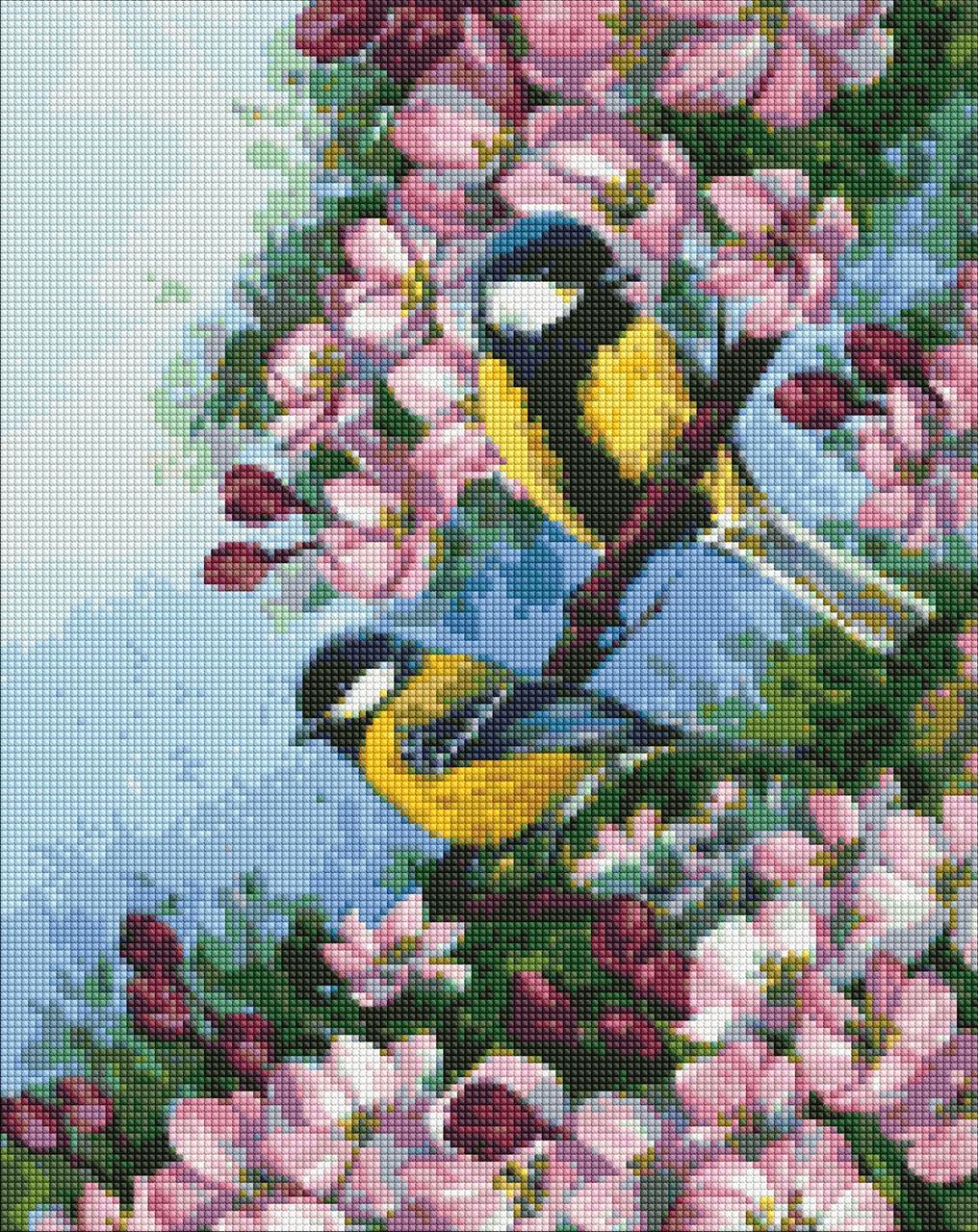 Алмазная мозаика Ідейка Неразлучная пара 40х50 см (AMO7519)