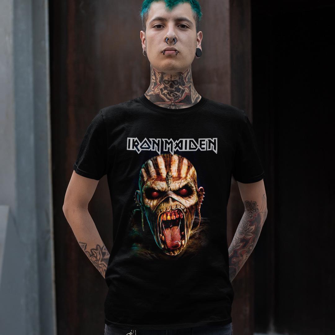 Футболка унісекс Iron Maiden The Book Of Souls 2015 4XL Чорний (0000011093)