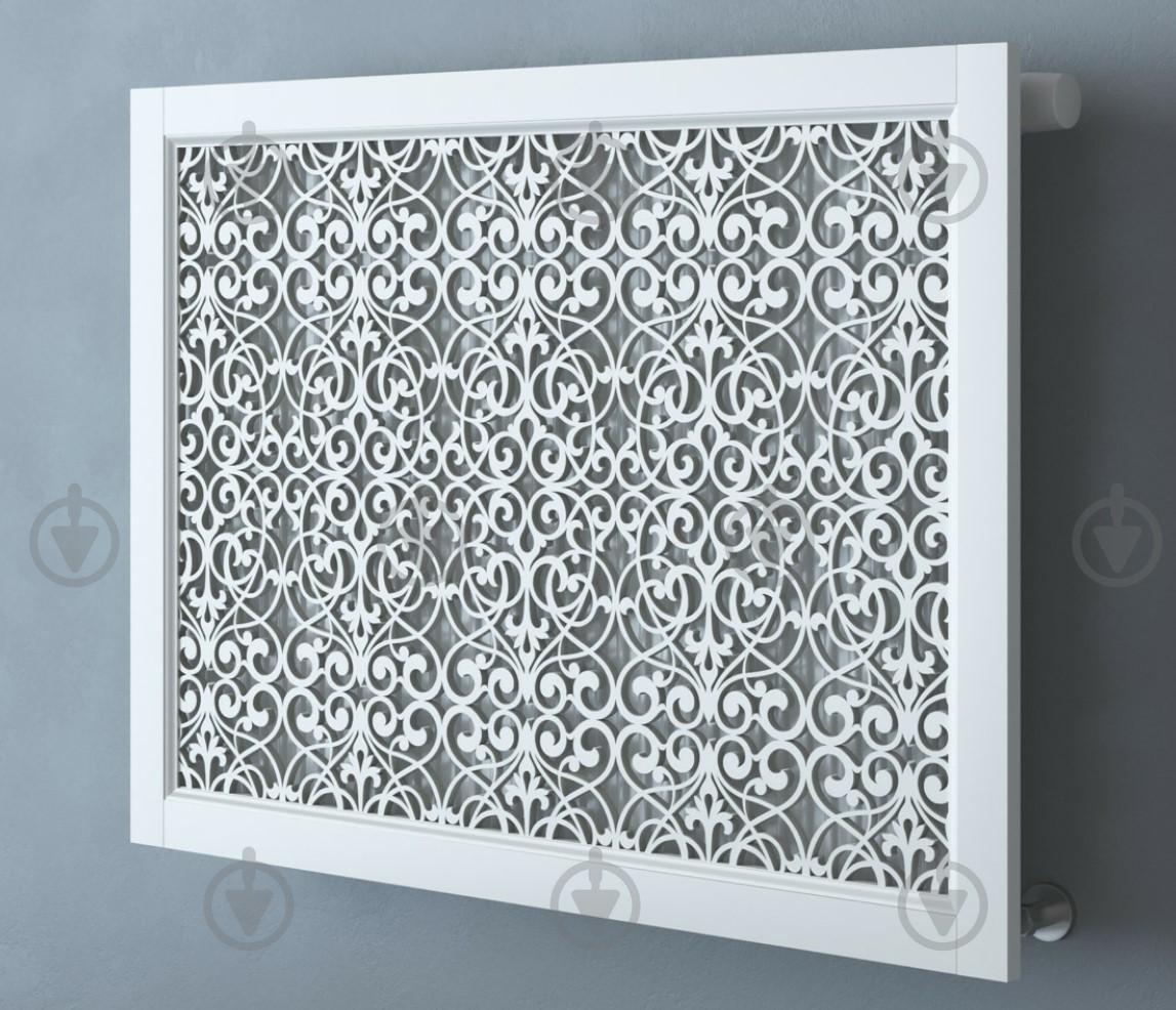 Экран-решетка декоративная на батарею отопления R33-F60 Белый (25294529)
