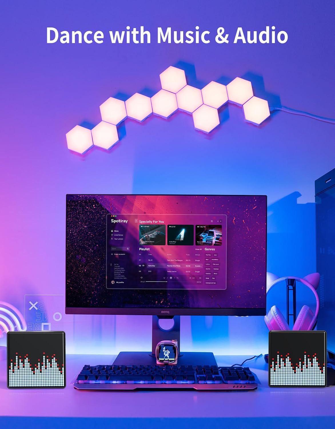 Дисплей управления мобильным телефоном Divoom Pixoo-Max Pixel Display APP с программируемым светодиодным экраном 32x32 см (12349000) - фото 9 Дисплей управления мобильным телефоном Divoom Pixoo-Max Pixel Display APP с программируемым светодиодным экраном 32x32 см (12349000) - фото 9