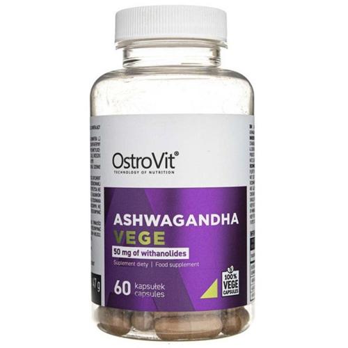 Ашфаганда для спорта OstroVit Ashwagandha Vege 60 Caps