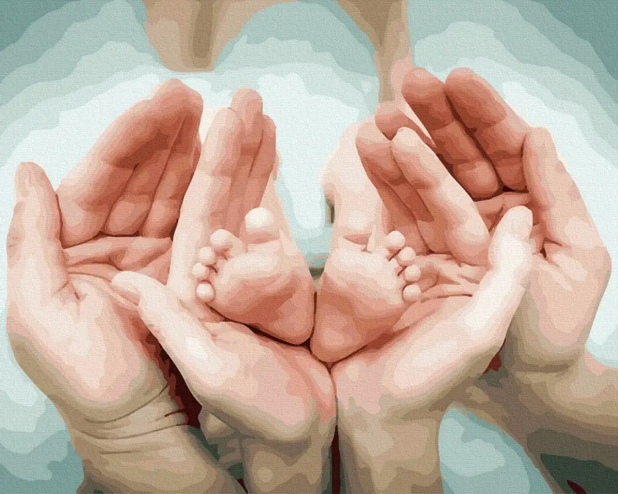 Картина за номерами Brushme Маленьке щастя 40x50 см (BRM41878)