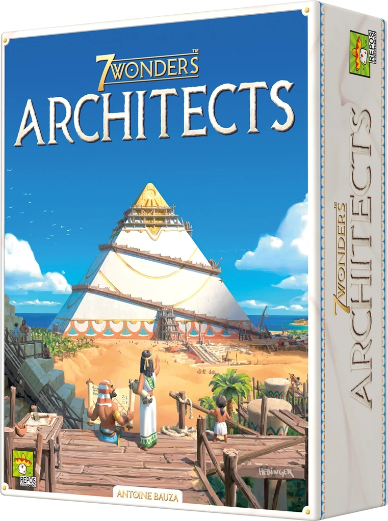 Настольная игра 7 Wonders Architecs с наклейками на карты и QR код на правила (1956927027)