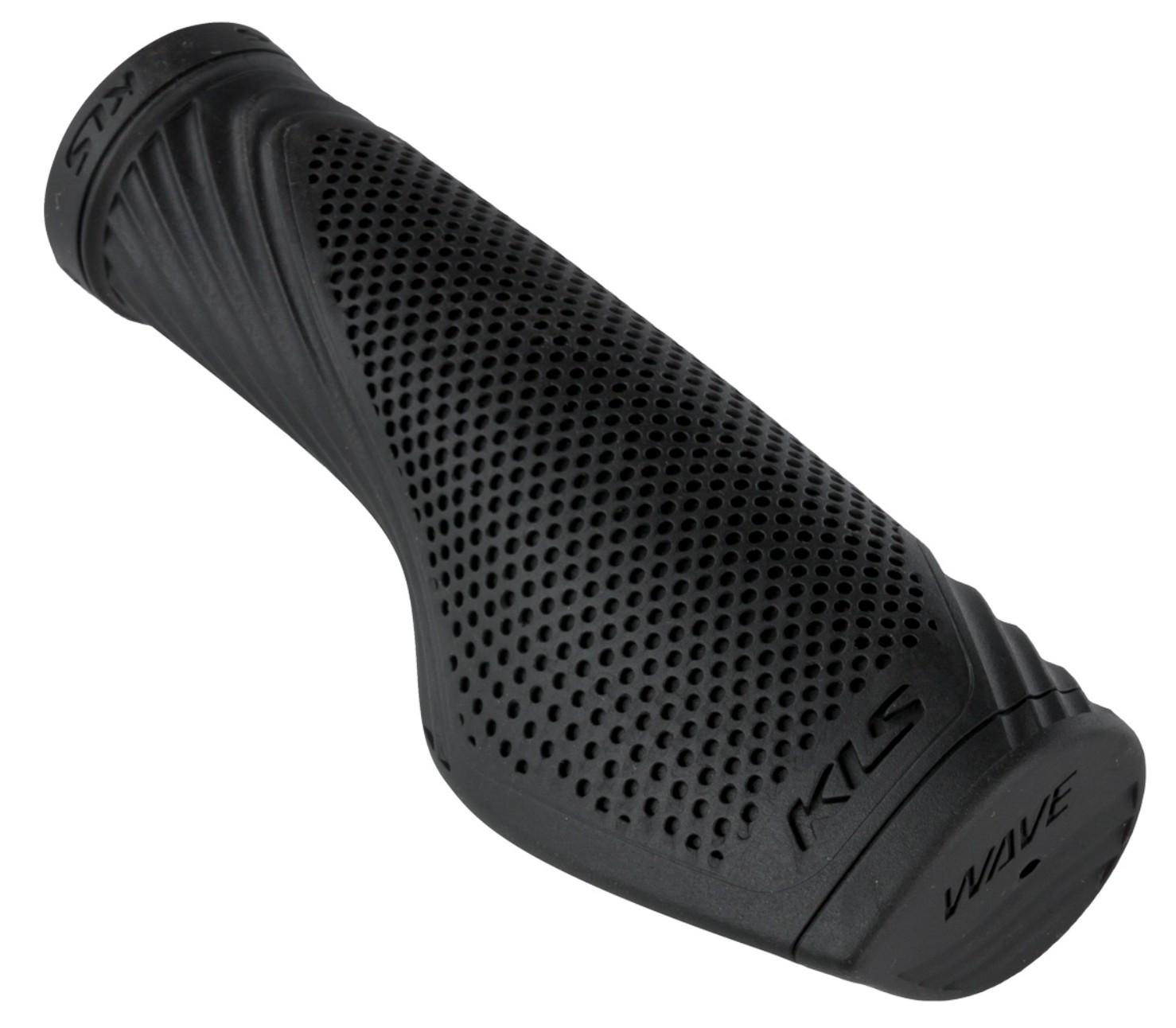 Грипси велосипедні широкі KLS Wave 2 шт. Чорний (10973343)