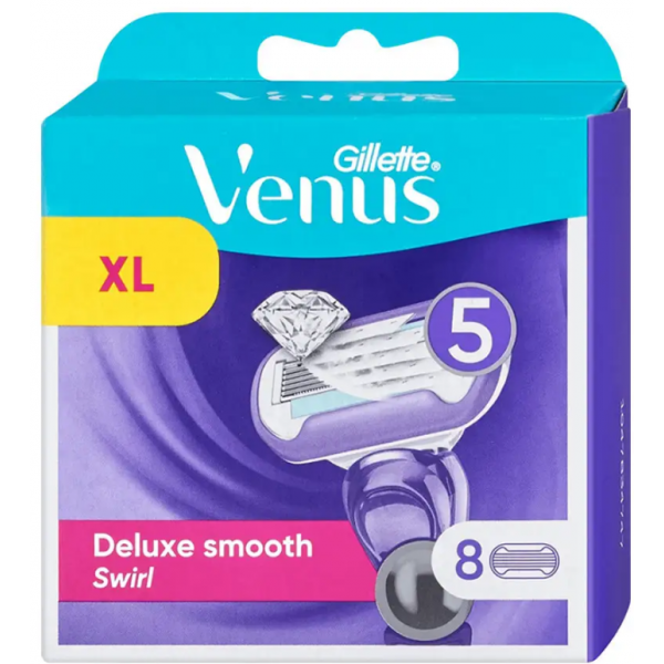 Картриджи сменные GILLETTE Venus Swirl Deluxe Smooth 8 шт.