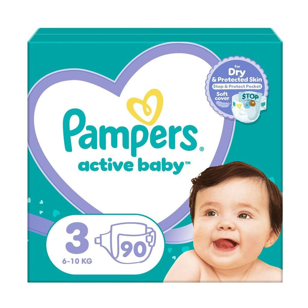 Подгузники детские Pampers Active Baby р. 3 6-10 кг 90 шт. (PD262570)