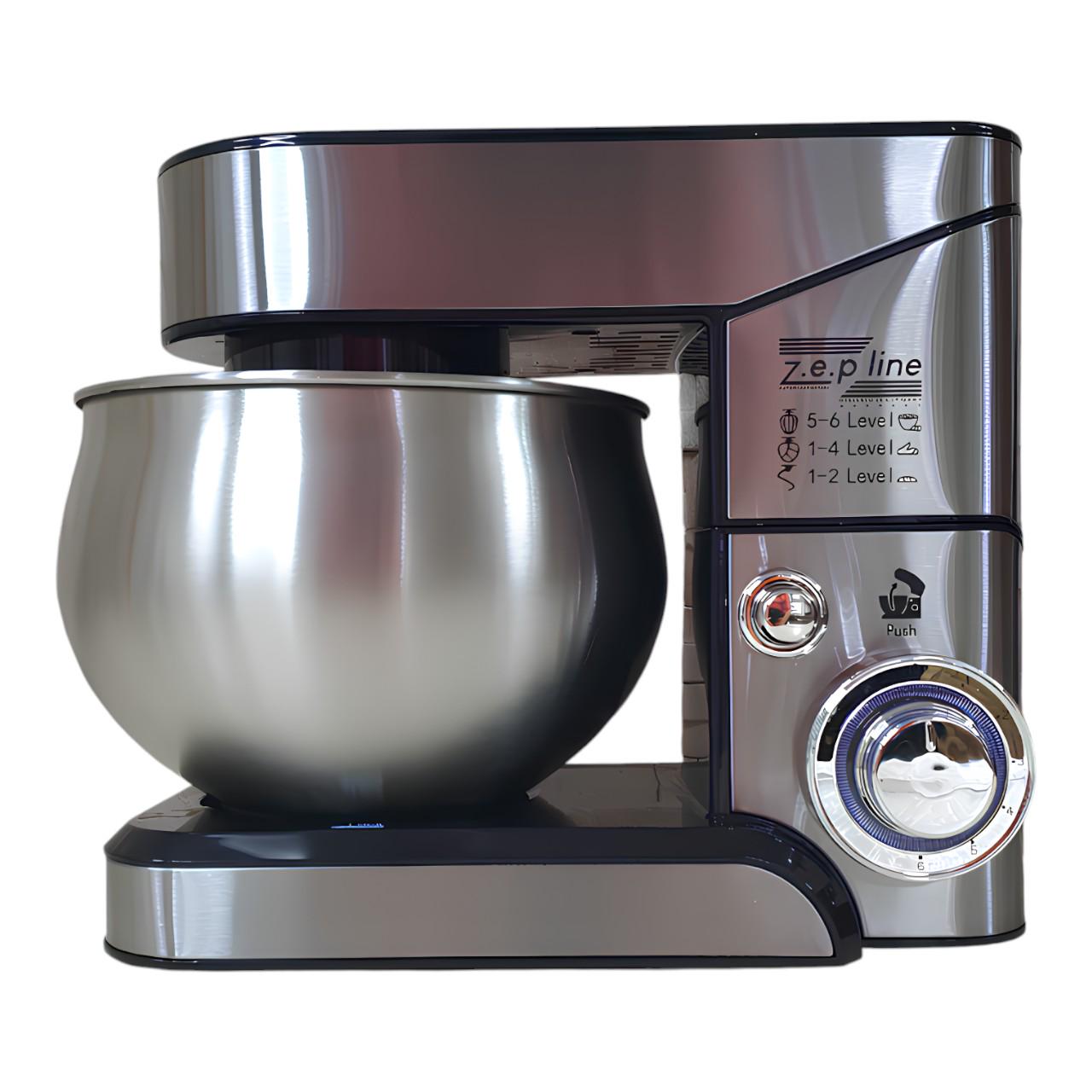 Тістоміс Zepline 3в1 з металевою чашею та 6 швидкостями 3500 Вт 6 л (ZP-105) - фото 2