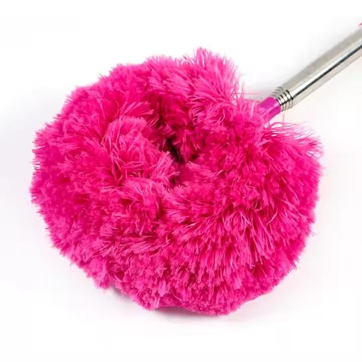 Щетка телескопическая с отверстием для уборки пыли Розовый (2498595985) - фото 3