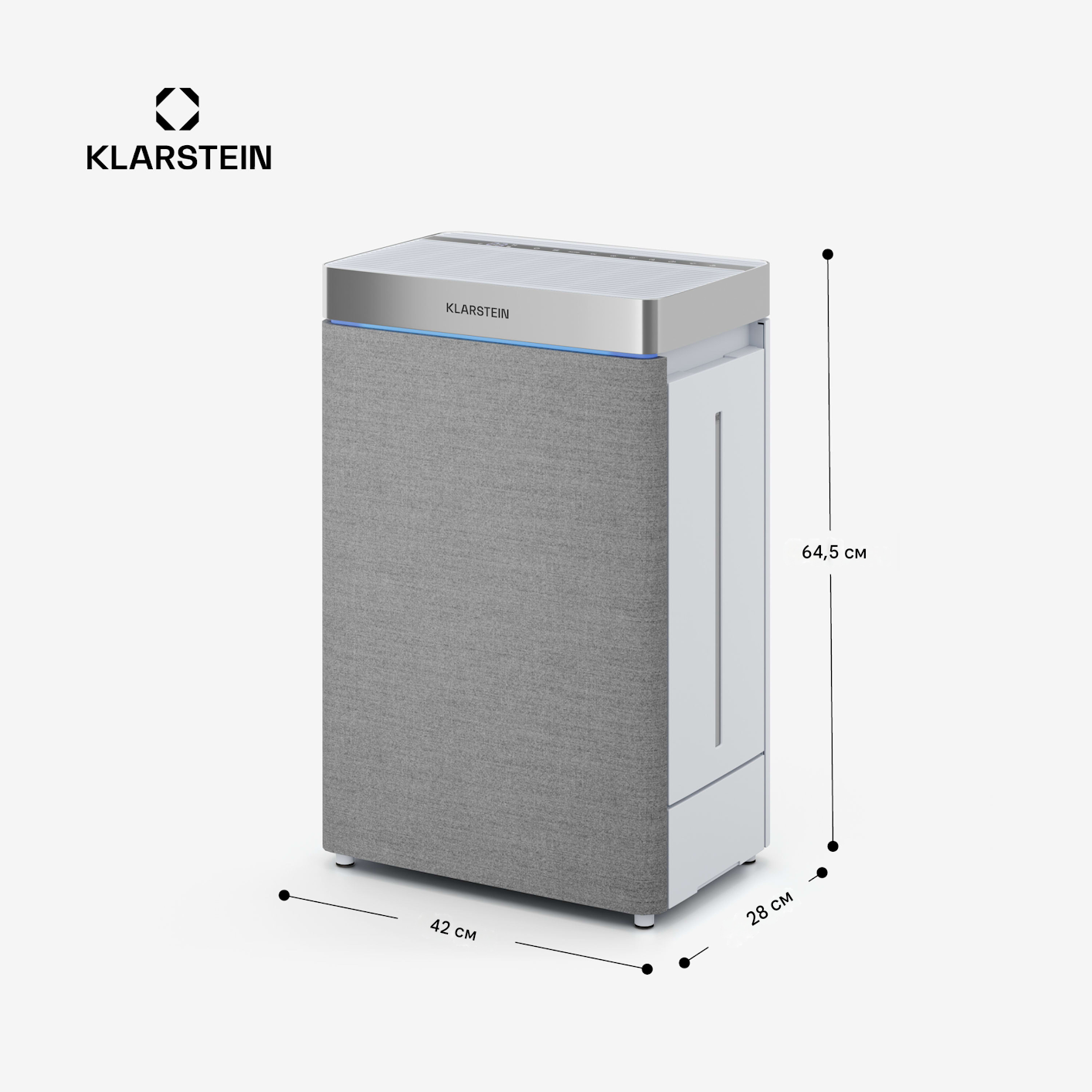 Зволожувач повітря KLARSTEIN AireLux Smart 400 куб. м/год 1000 мл/год (10047047) - фото 9