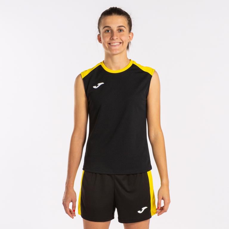 Майка Joma 901695.109 Eco Championship Tank Top M Black Yellow (8445456360100)