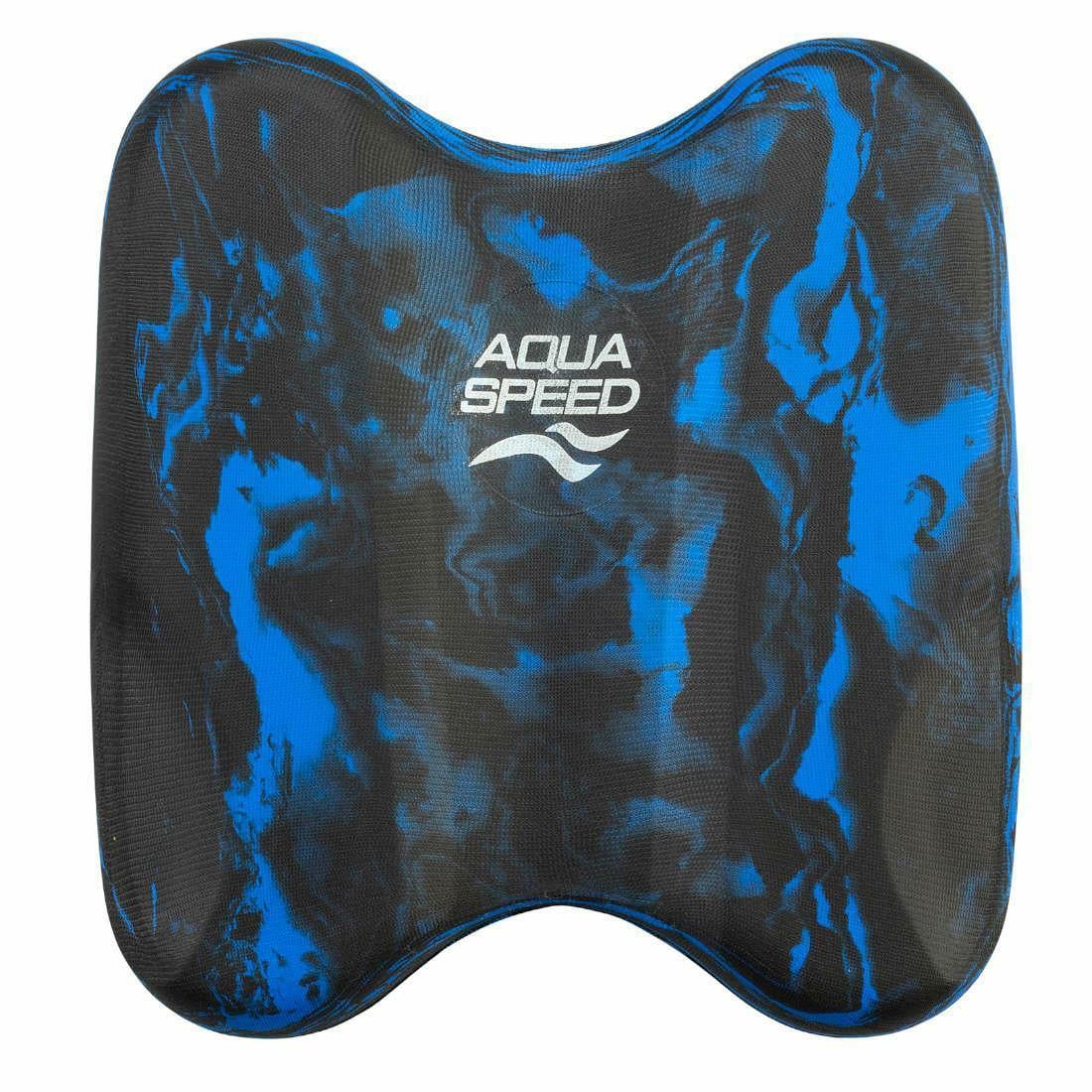 Дошка для плавання Aqua Speed PULLKICK SWIRL 30х31 см Чорний/Синій (182-10)
