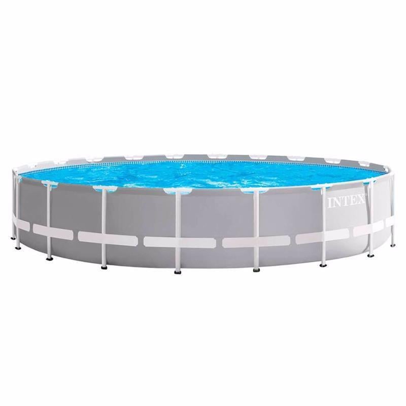 Бассейн каркасный круглый Intex 26756-0 Prism Frame 610х132 см Серый (147-9-26756-0) Бассейн каркасный круглый Intex 26756-0 Prism Frame 610х132 см Серый (147-9-26756-0)