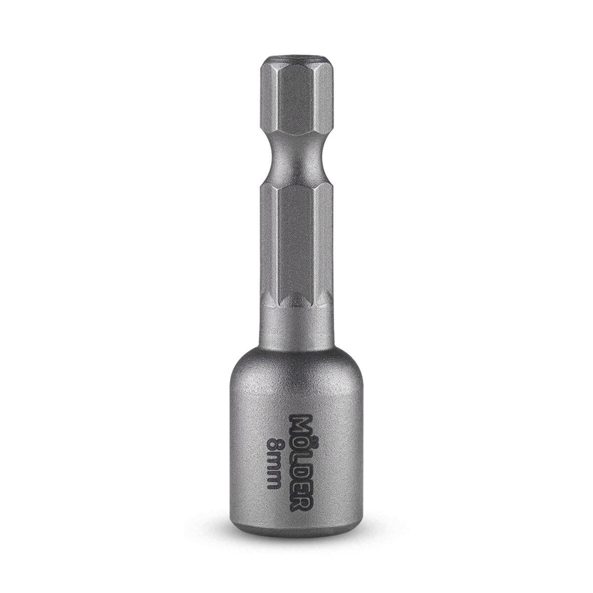 Бита магнитная магнитная Molder для кровельных шурупов 1 шт. H8x45 мм Бита магнитная магнитная Molder для кровельных шурупов 1 шт. H8x45 мм