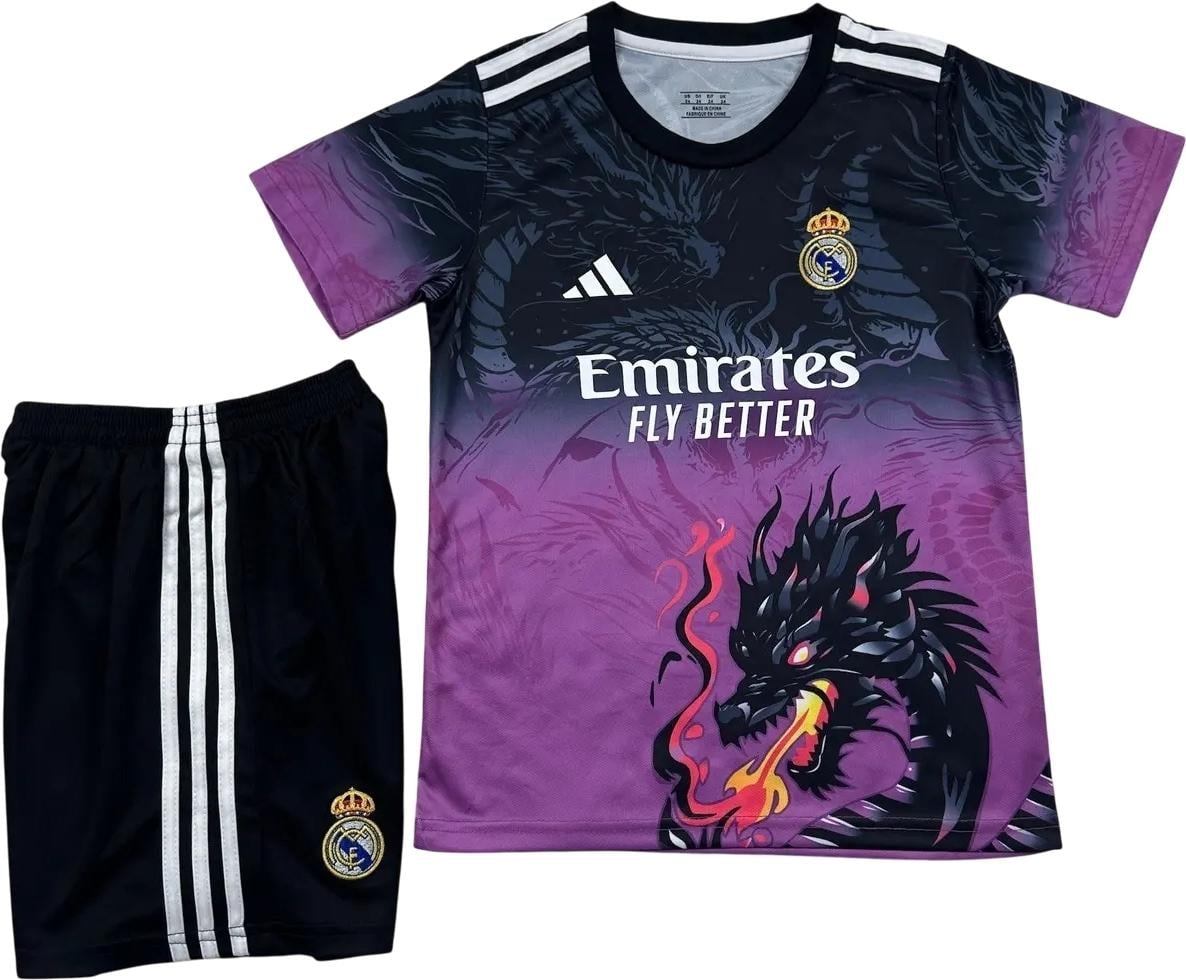 Футбольная форма Real Madrid 2025-2026 Черно-фиолетовый F0250 XL (27720805)