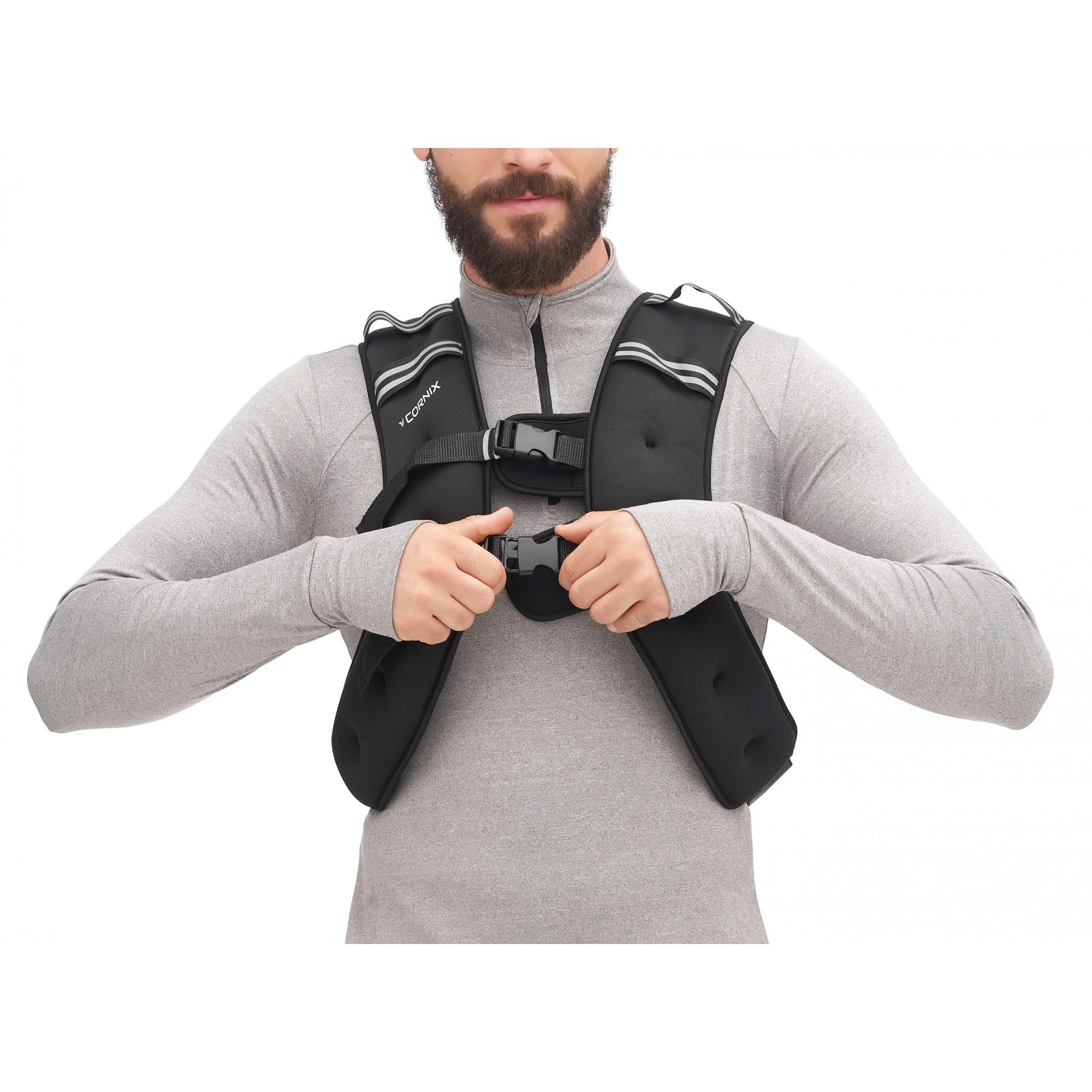 Жилет-обтяжувач для тренувань Cornix Weight Vest XR-0345 10 кг Black (55780) - фото 2