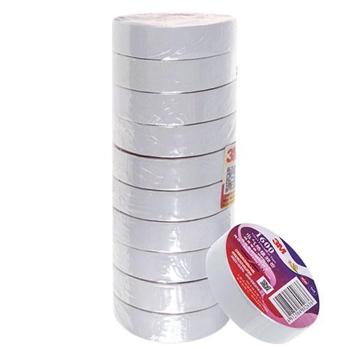 Изолента 3М 19х18мx0,13 мм White (3М 9261)