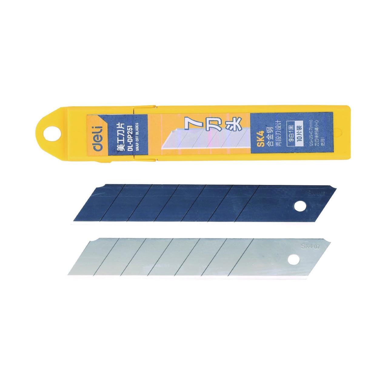 Лезвия сегментные Deli 18 мм 10 шт. (DL-DP)