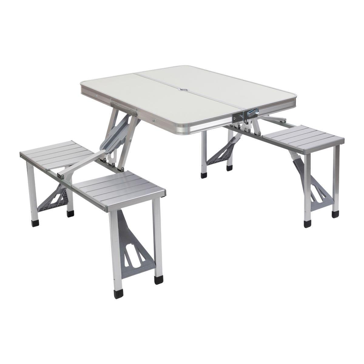 Стіл-трансформер складаний алюмінієвий та 4 стільці (6855) - фото 33 Стіл-трансформер складаний алюмінієвий та 4 стільці (6855) - фото 33