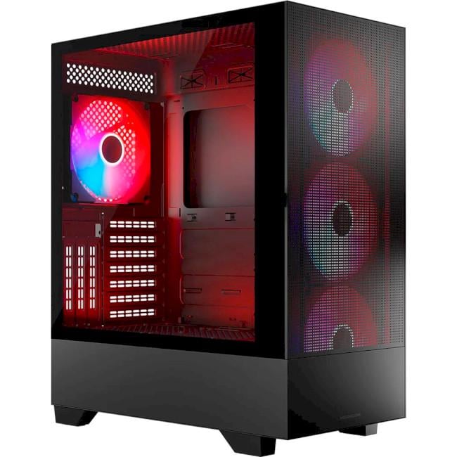 Корпус для ПК Modecom Siroco ARGB Flow Midi-Tower ATX no PSU Черный (AT-SIROCO-MG-10-00ARGB-00) - фото 1