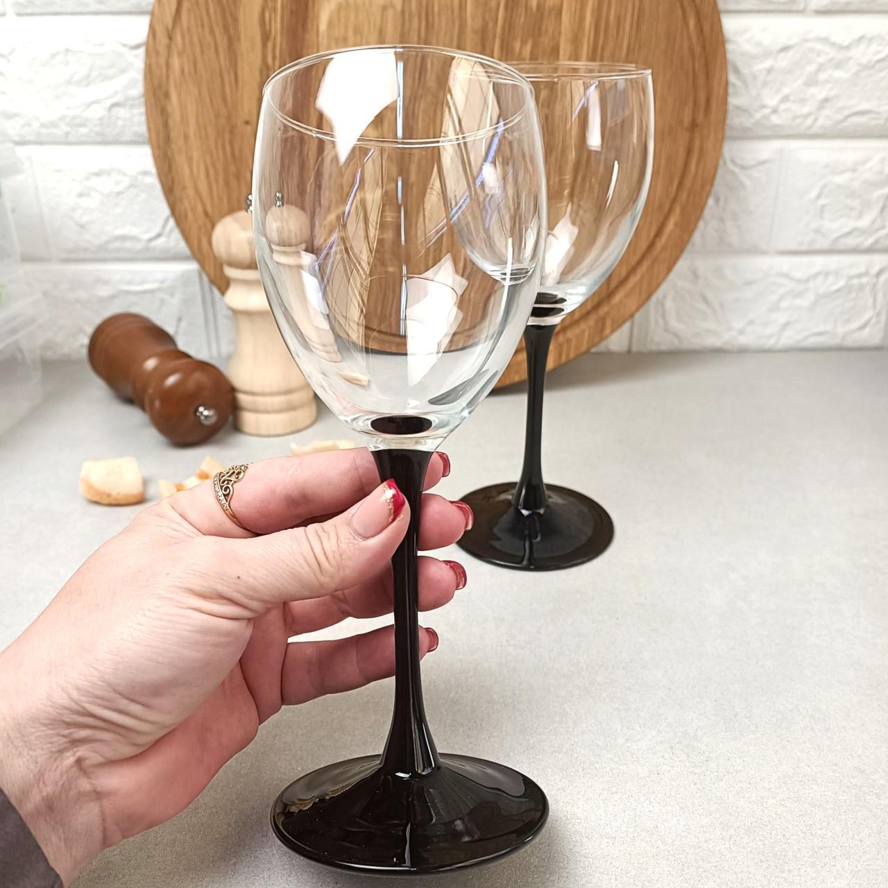 Набор бокалов для вина Luminarc Domino 350 мл 6 шт. (J0015) - фото 4 Набор бокалов для вина Luminarc Domino 350 мл 6 шт. (J0015) - фото 4