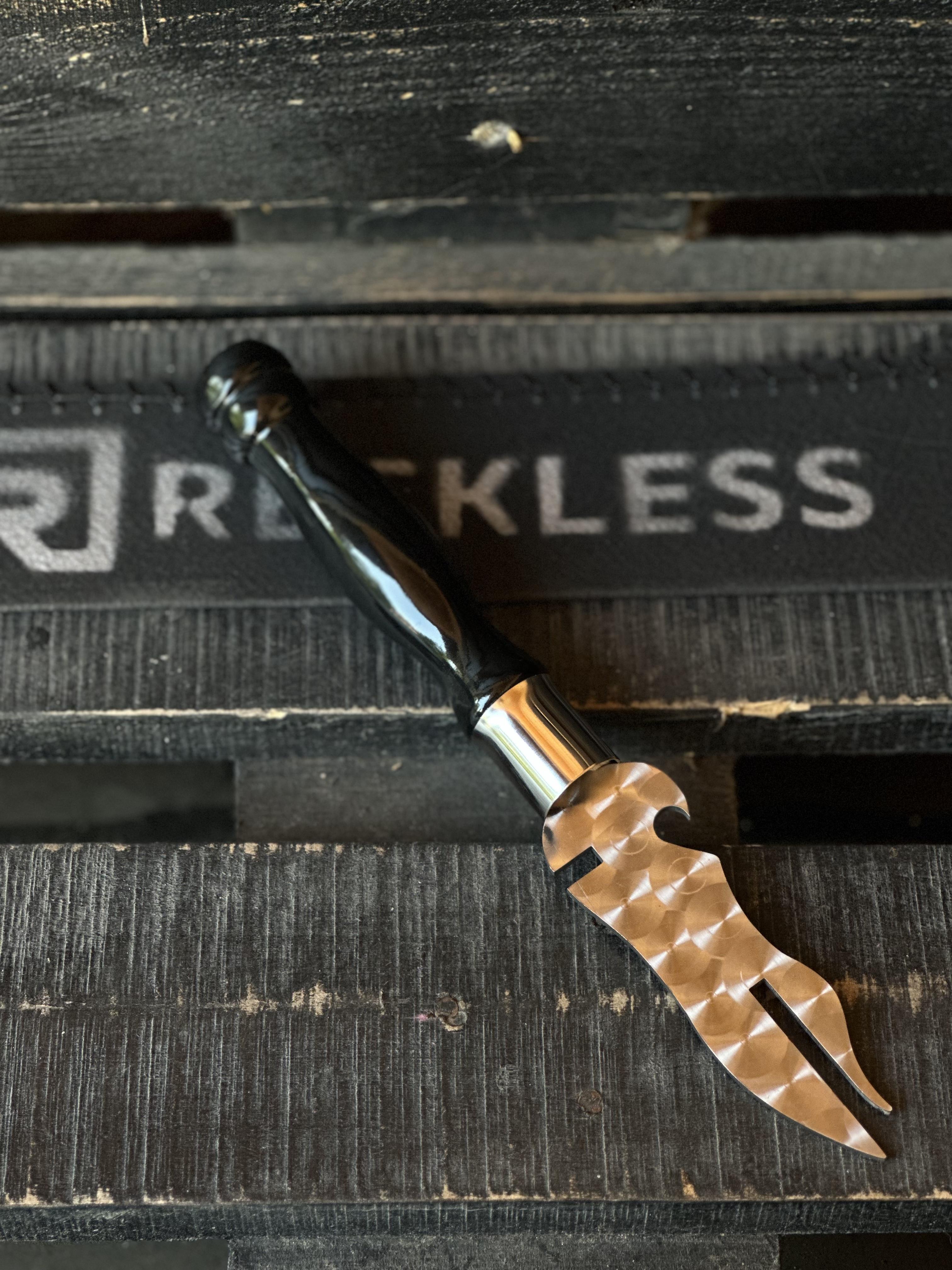 Ніж-виделка для зняття м'яса Reckless Vavilon преміум з дерев'яною ручкою 28х3 см - фото 3 Ніж-виделка для зняття м'яса Reckless Vavilon преміум з дерев'яною ручкою 28х3 см - фото 3