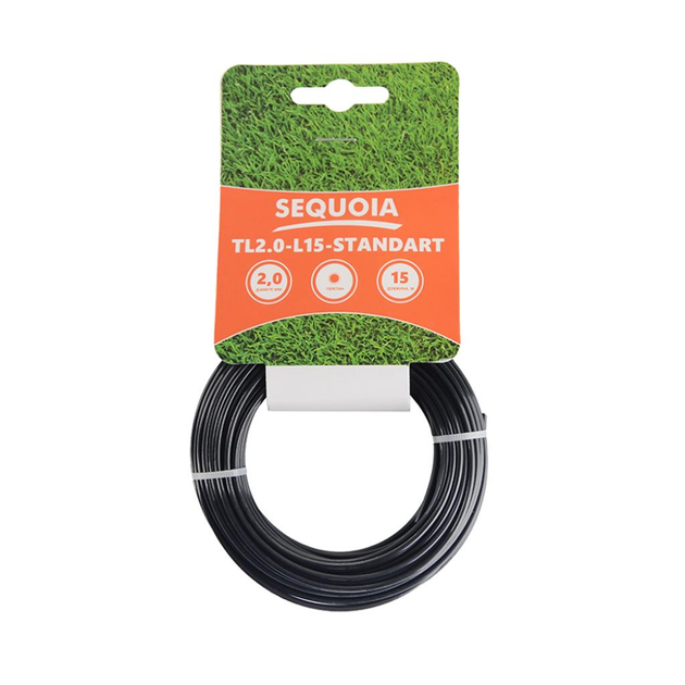 Косильна жилка кругла SEQUOIA TL2,0-L15-Standart d 2 мм 15 м (26074746)
