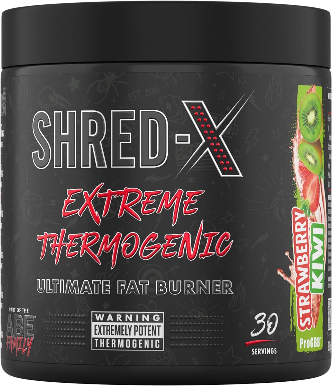 Жироспалювач Applied Nutrition Shred X Fat Burner Strawberry Kiwi 300 г/30 порцій