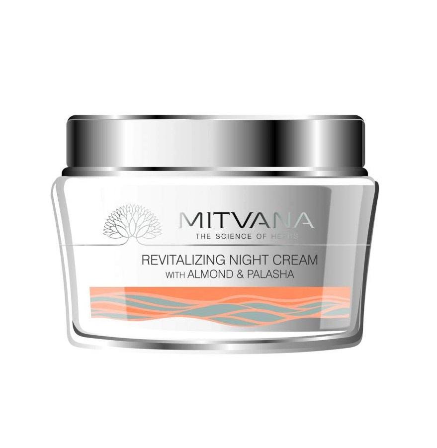 Крем для лица ночной восстанавливающий Mitvana Revitalizing Night Cream with Almond & Palash 50 мл (8908002915068)