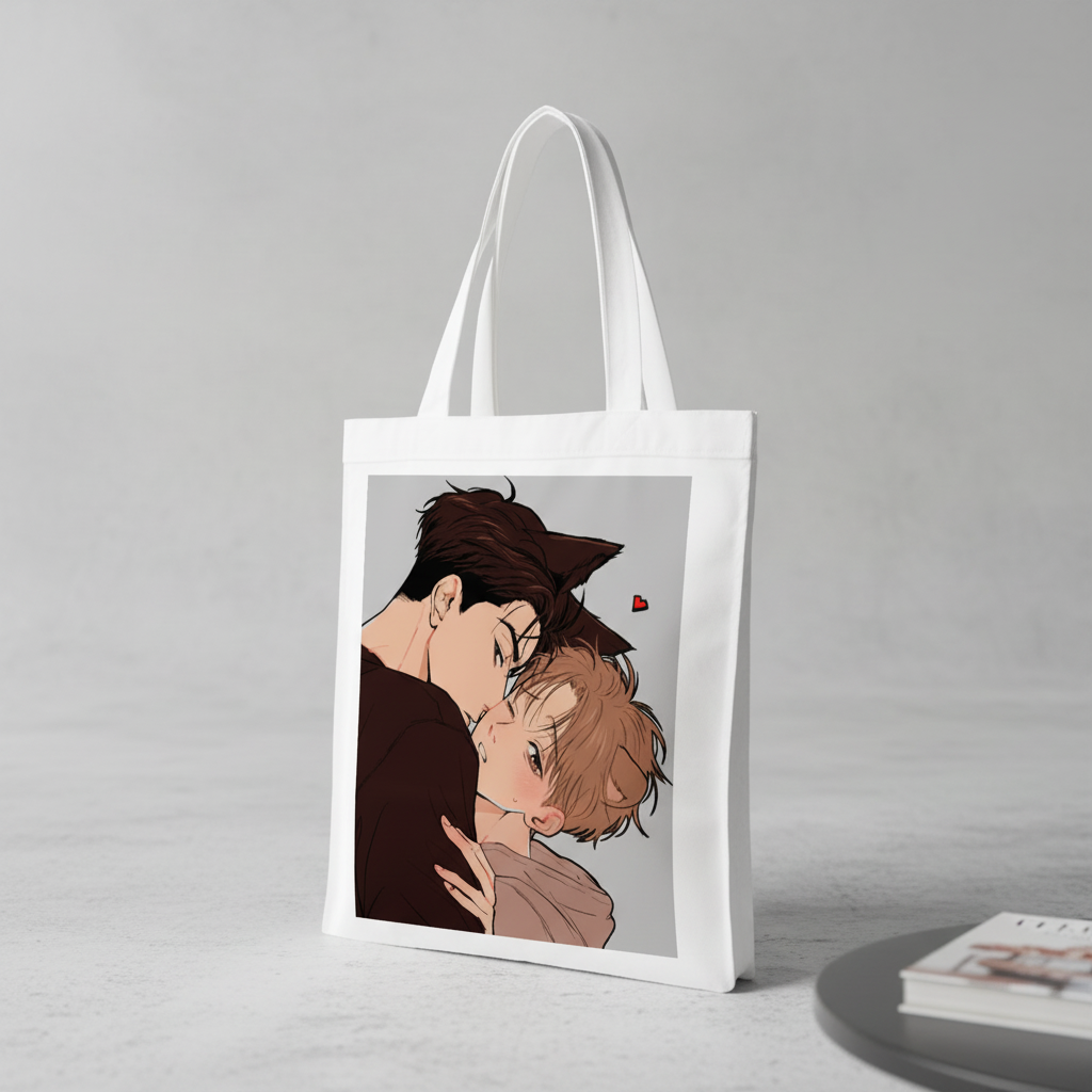 Сумка-шопер Jinx из льна Белый (11852)