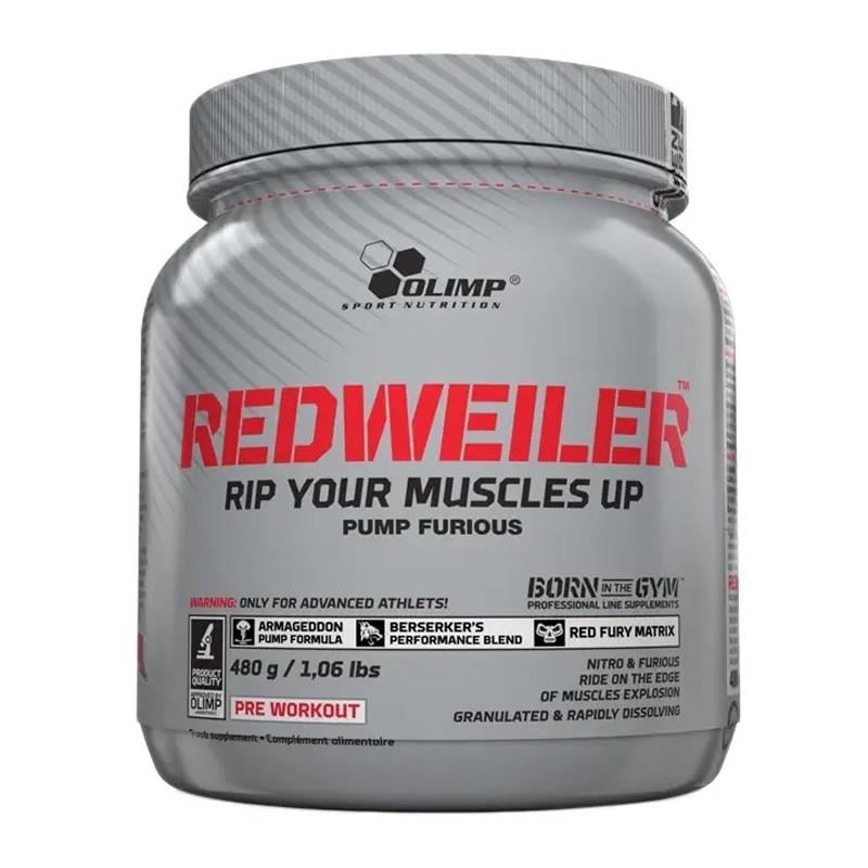 Предтренировочный комплекс Olimp Red Weiler 480 г Красный пунш (02525-01)