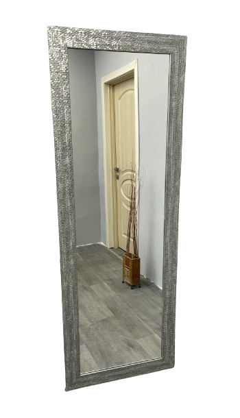 Зеркало настенное Black Mirror в полный рост 176х56 см Серебряный (8518А-411)