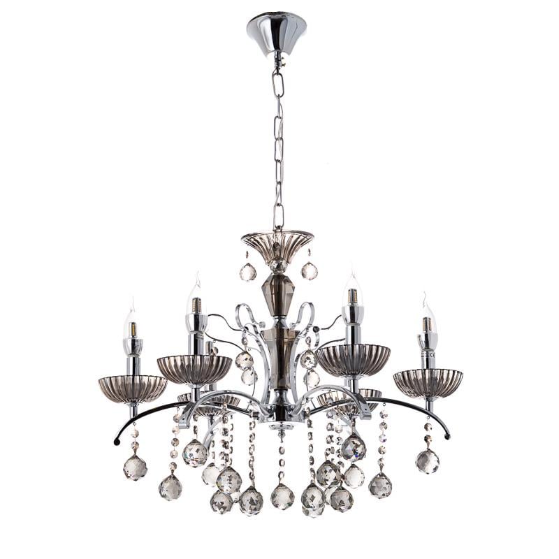 Люстра Light House ES-15902/6/chrom+SMK подвесная свечи Хром (9611)