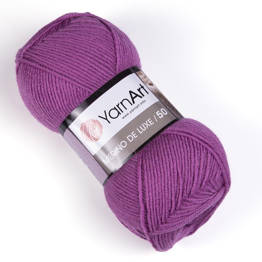 Пряжа YarnArt Merino De Luxe 560 Орхидея (6066)