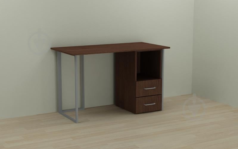 Компьютерный стол Ferrum-decor Отто 75x120x70 серый ДСП Венге 16мм