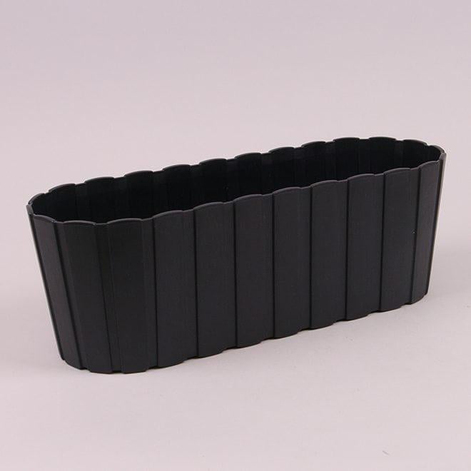 Балконний ящик Flora Boardee Case 40 см Антрацитовий (90009)