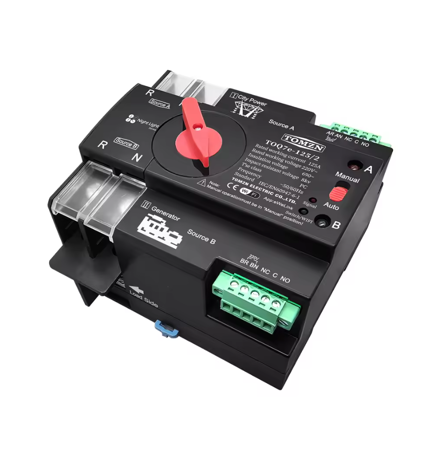 Перемикач введення резерву TOMZN eWelink TOQ7e-2/125A WI-FI (31377190)