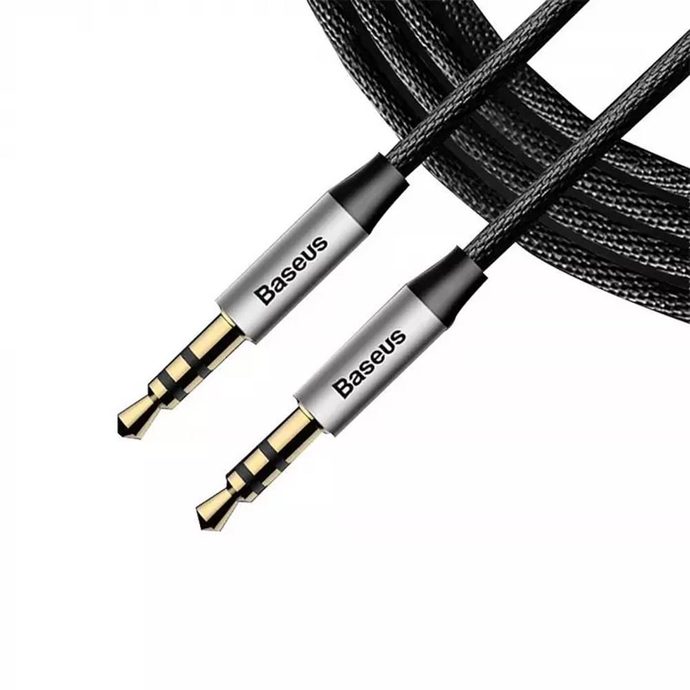 Кабель Baseus Yiven AUX Cable M30 0,5 м Silver/Black