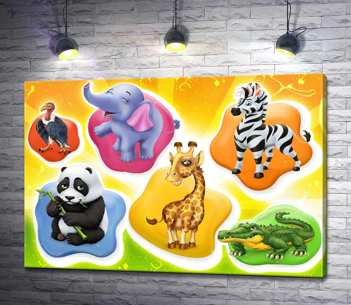 Картина ArtPoster На зустріч до екзотичних тварин 100x69 см Модуль №1 (000177)