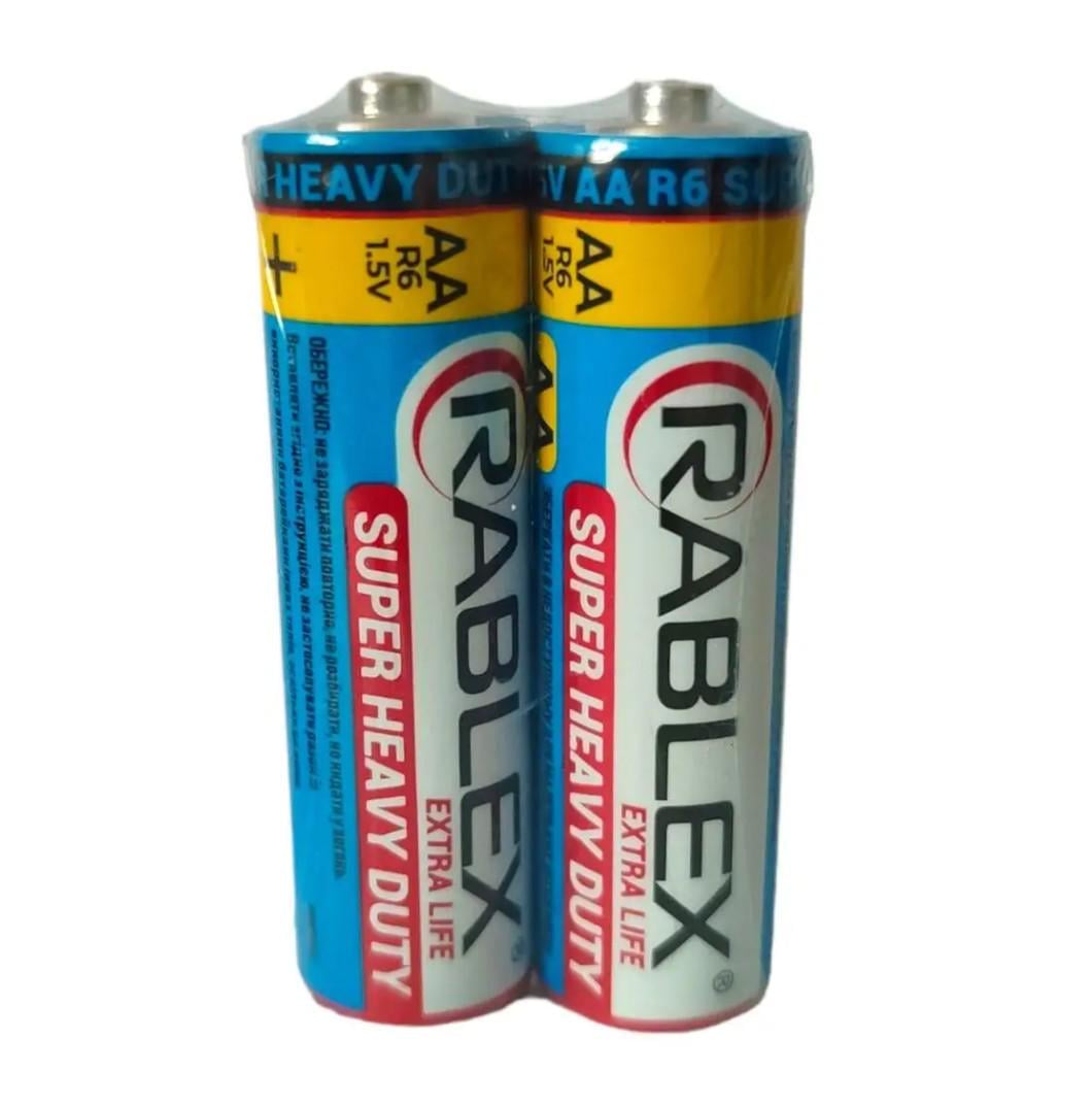 Батарейки универсальные Rablex R6 AA пальчиковые 2 шт. (34118069)