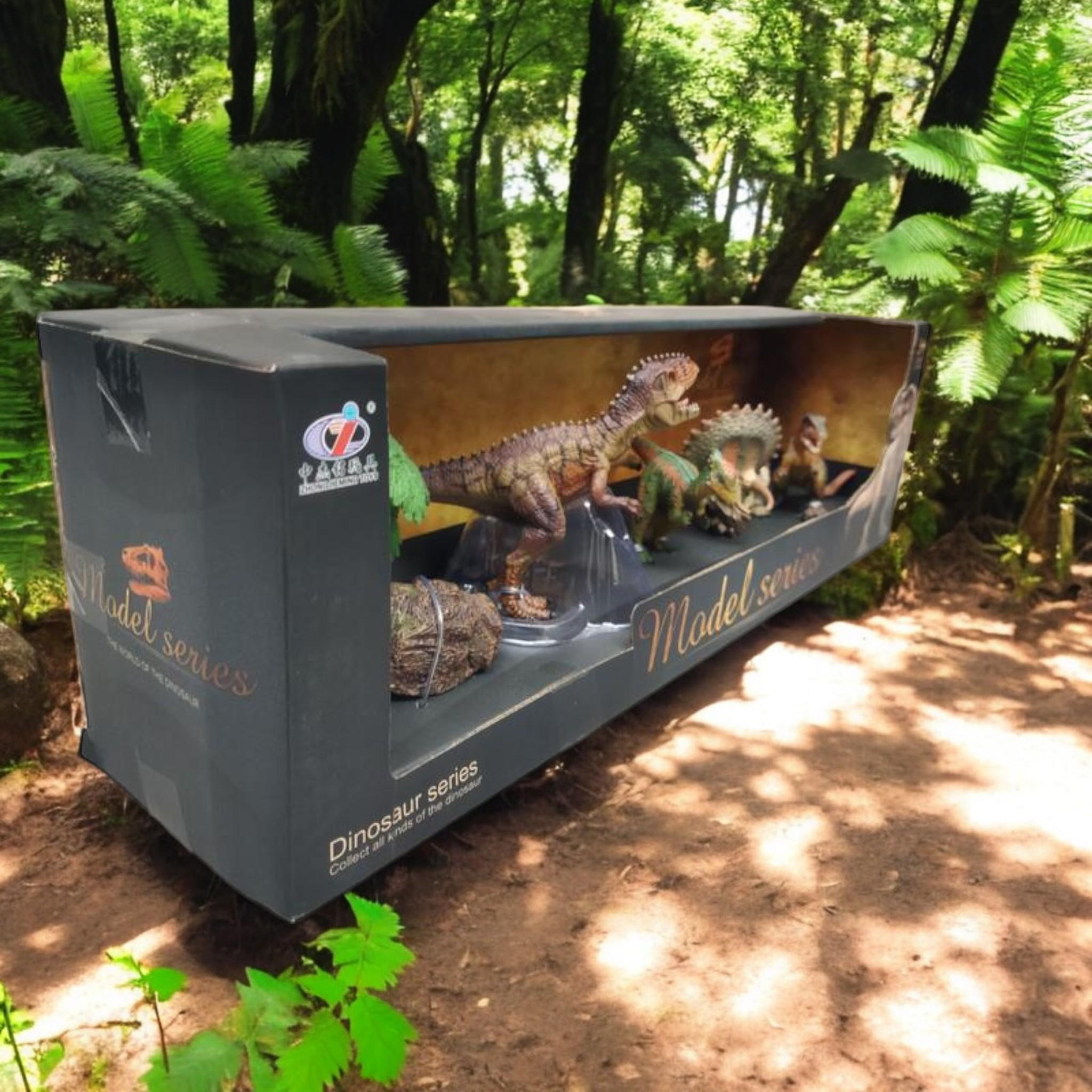 Игровой набор Zhongjlieming Toys Динозавры мелового периода с дикорациями 6 элементов (F_Q9899 Q 3/1) - фото 2 Игровой набор Zhongjlieming Toys Динозавры мелового периода с дикорациями 6 элементов (F_Q9899 Q 3/1) - фото 2