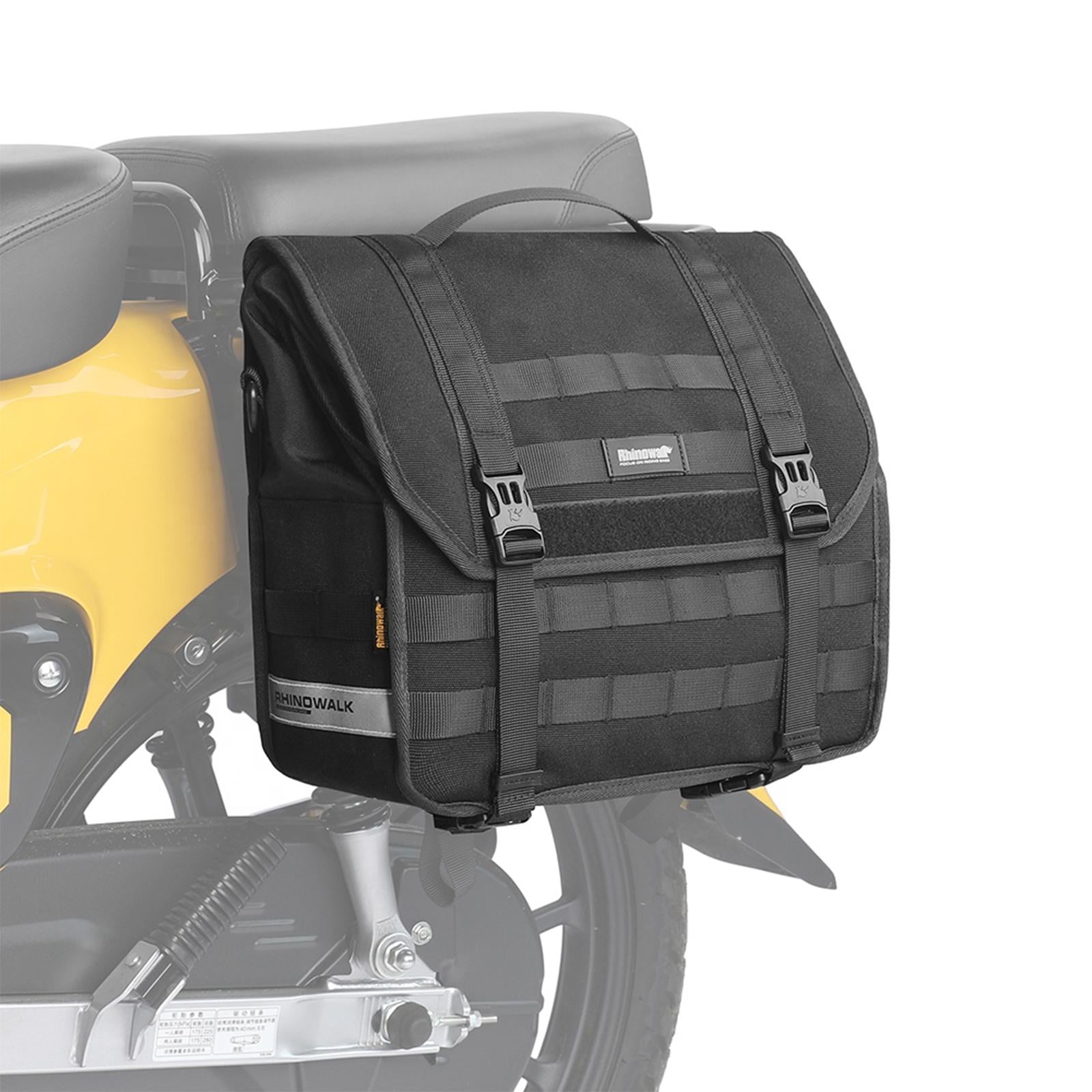 Мотоциклетка сумка Rhinowalk MTR2013BK швидкознімна бічна 13 л Чорний (RWK-MTR2013-7381)