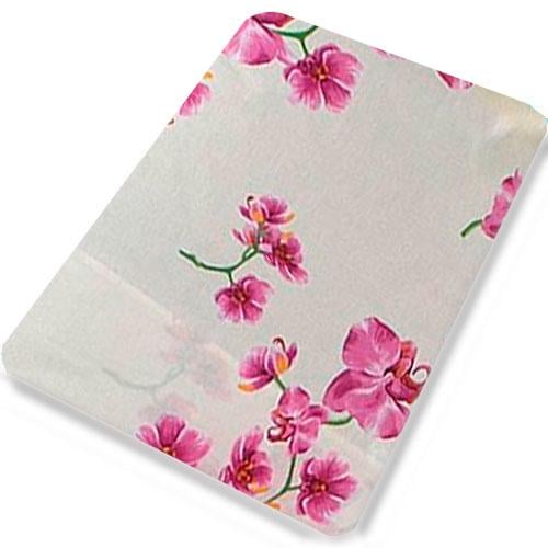 Простынь на резинке Т0396 120х60 см Белый/Розовый (127971)