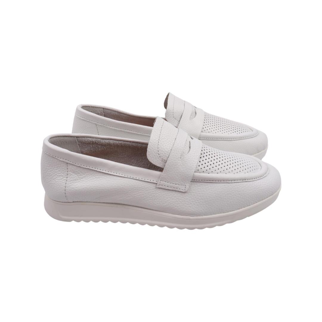 Туфли женские Aquamarin из кожи р. 40 Белый (2094-22LTCP)