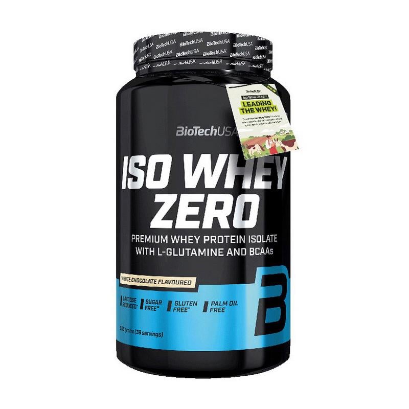 Изолят сывороточный BioTech Iso Whey Zero 908 г Ваниль