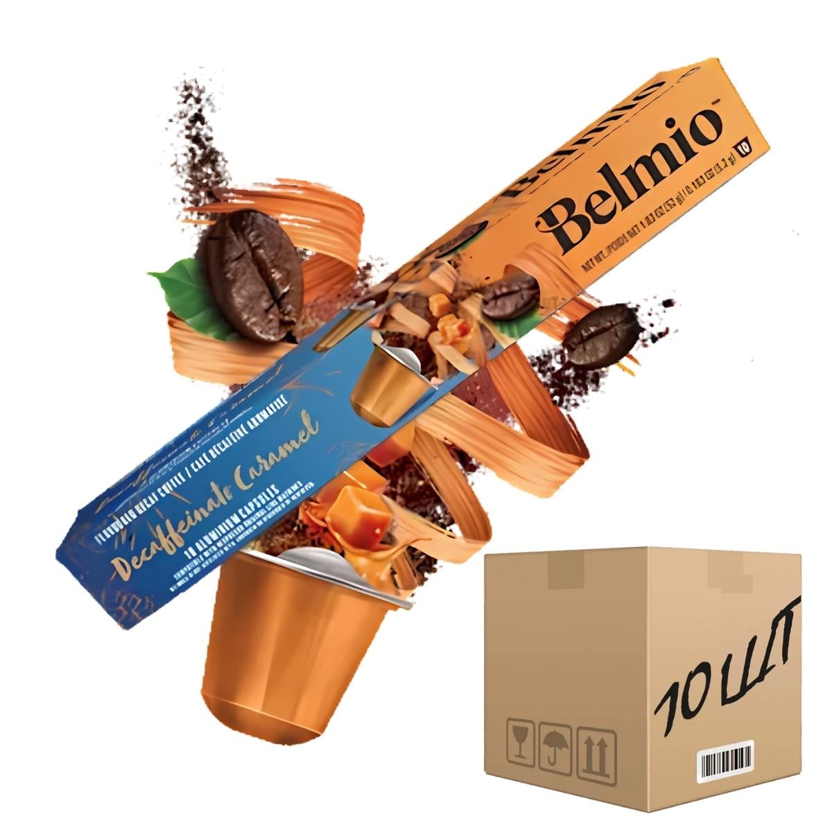 Кава в капсулах Nespresso Belmio Decaffeinato Caramel 10 шт. ящик 10 шт. (setBij10000513) Кава в капсулах Nespresso Belmio Decaffeinato Caramel 10 шт. ящик 10 шт. (setBij10000513)